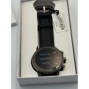 Wrangler Smartwatch WRZ20L-111PB Black Leather Western Engraved Buckle New